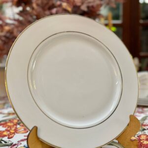 CJ DE 6 PRATOS RASOS DE PORCELANA