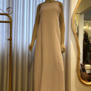 Vestido Alça Decote Quadrado